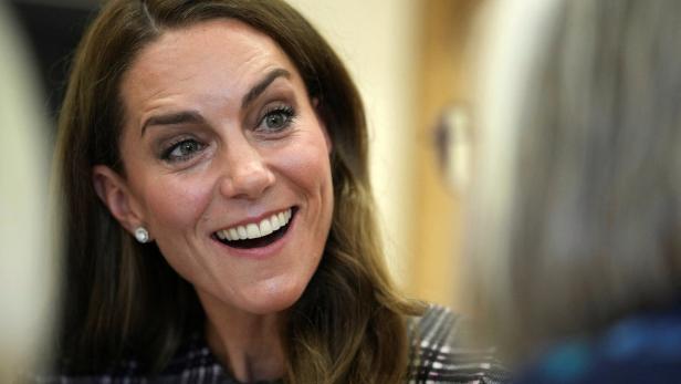 Britain's Prince William, and Kate, the Princess of Wales visit the National Federation of Women's Institute (WI), in Sunningdale