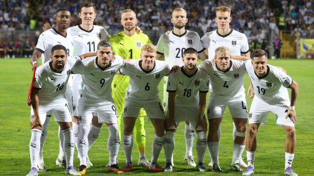 Das war Österreichs Startelf zuletzt gegen Bosnien-Herzegowina