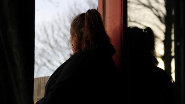 Rochdale grooming gang victim at her home in England