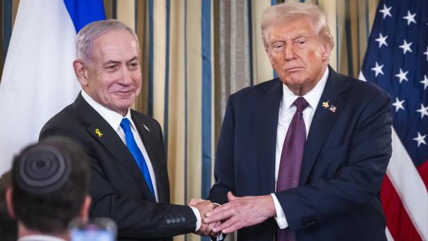 US President Trump and Israeli Prime Minister Netanyahu press conference at the White House