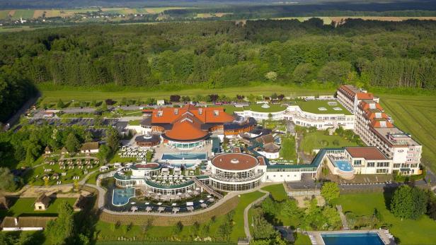 Luftbild der Avita Therme 