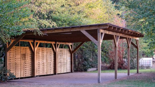 Carport aus Holz