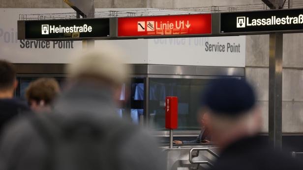 Eine Aufnahme von der U-Bahnstation U1 am Praterstern.