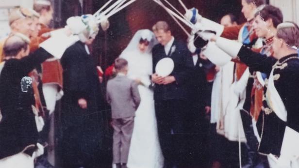 Die ökumenische Hochzeit von Hans und Traude Redl am 2. Oktober 1965