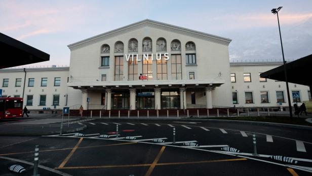 Flughafen der litauischen Hauptstadt Vilnius 