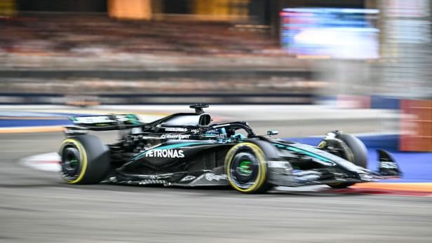 George Russell beim Grand Prix in Singapur