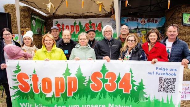 Gewessler und Initiative gegen die S34