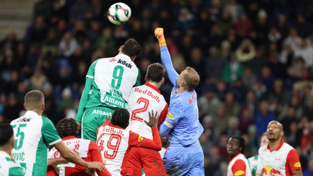 12 Paraden hatte Schlager, nie schaffte ein Salzburg-Goalie so viele.