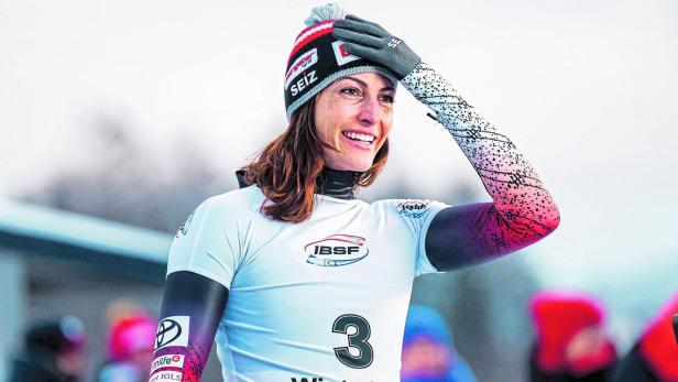 Skeleton-Pilotin Janine Flock gewann im vergangenen Winter zum dritten Mal den Gesamtweltcup