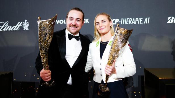 Speerwerferin Victoria Hudson und Kitesurfer Valentin Bontus gewannen 2024 die Trophäe