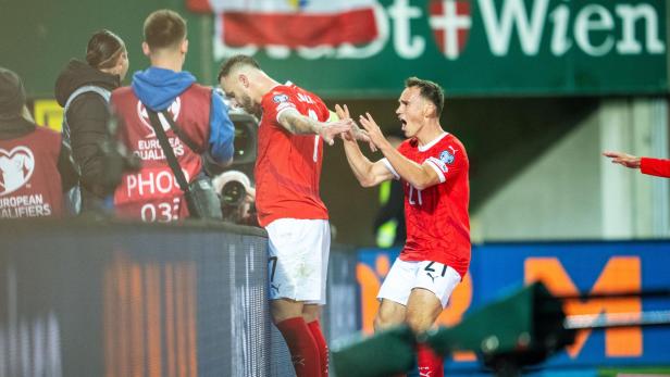 Nikolaus Wurmbrand war erster Gratulant von Marko Arnautovic
