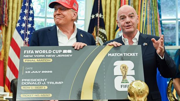 US President Donald Trump Announces 2026 FIFA World Cup Draw