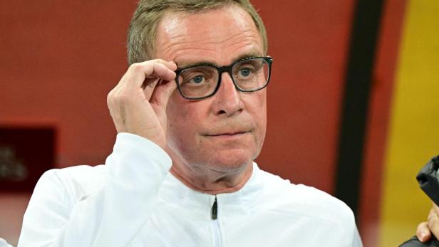 Ralf Rangnick ärgerte sich