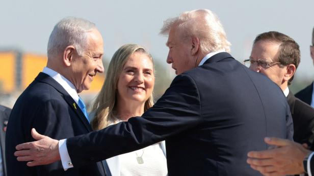 U.S. President Trump arrives at Ben Gurion International Airport, in Lod