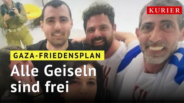 Gaza-Friedensplan: Alle Geiseln sind frei
