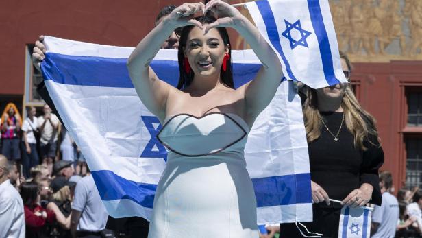 Yuval Raphael, Israels Song-Contest-Teilnehmerin 2025. 