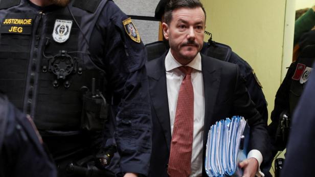 Austrian former billionaire Rene Benko goes on trial, in Innsbruck