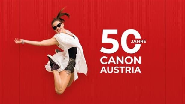 50 Jahre Canon Austria: Ein Jubiläum mit maßgeschneiderten Angeboten 50 Jahre Canon Austria: Ein Jubiläum mit maßgeschneiderten Angeboten