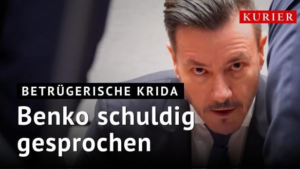 Benko schuldig gesprochen: 24 Monate unbedingte Haft