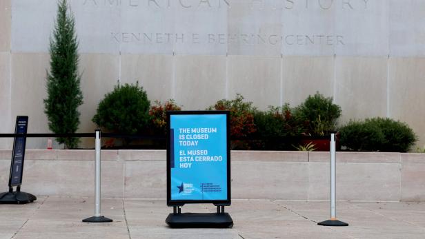 Das National Museum of American Historiy bleibt vorübergehend geschlossen.