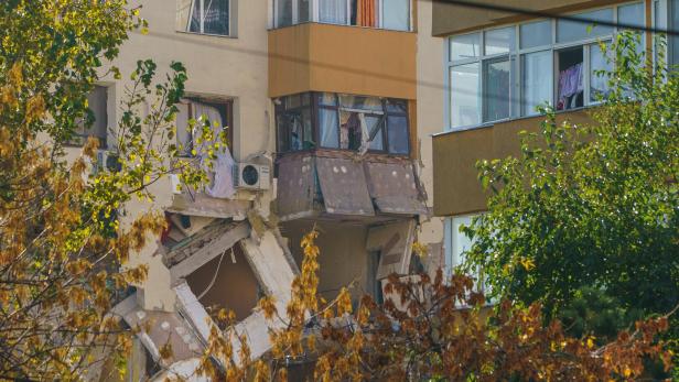 Explosion in einem Wohnhaus in Bukarest