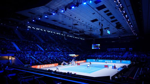 TENNIS/ATP-TURNIER/ERSTE BANK OPEN/SEMIFINALE DOPPEL 2024 war die Halle fast immer ausverkauft