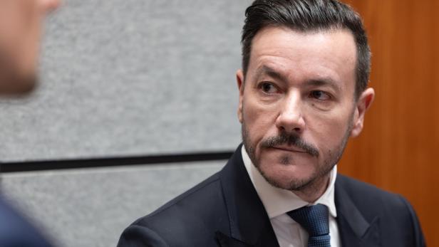 Rene Benko bei seinem Prozess in Innsbruck.