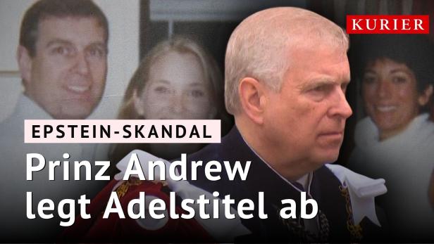Epstein-Skandal: Prinz Andrew legt Adelstitel ab