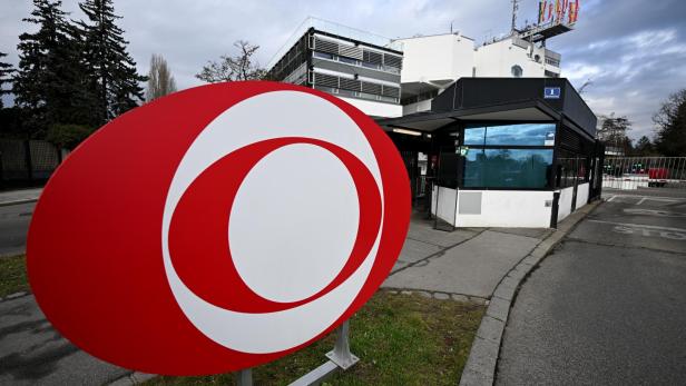 Einfahrt zum ORF-Zentrum