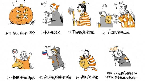 Eine Karikatur von Michael Pammesberger.