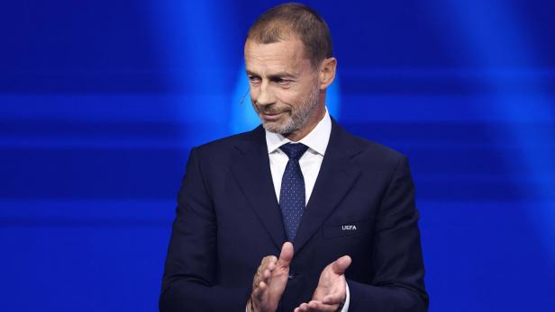 UEFA Champions League Draw UEFA-Boss Ceferin