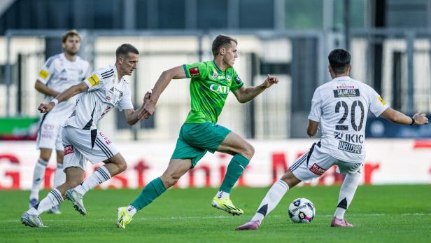 FUSSBALL: ADMIRAL BUNDESLIGA/ 5. RUNDE: WSG TIROL - RZ PELLETS WAC Rapid-Leihspieler Böckle überzeugt bei der WSG