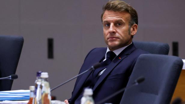 EU leaders' summit in Brussels Russische Desinformationskampagne soll Macron Luxusbunker angedichtet haben