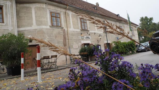 Der Heiligenkreuzerhof ist eines der ältesten Gebäude in Baden. 