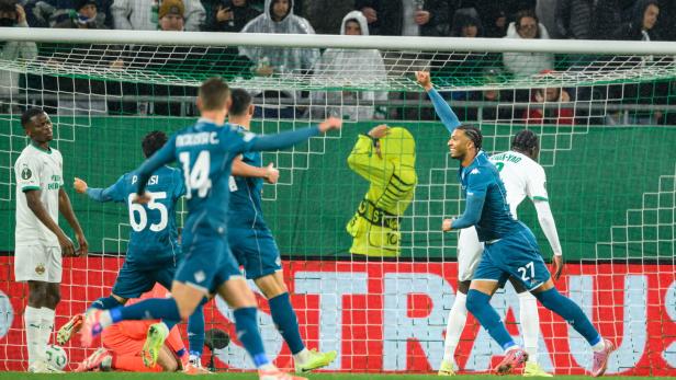 UEFA Conference League - SK Rapid vs Fiorentina Der erste Tor in Hütteldorf