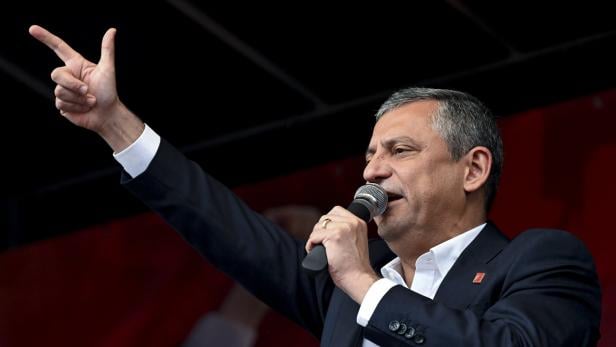 Turkish opposition party CHP stages a rally in Brussels