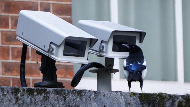 Security cameras at Downing Street