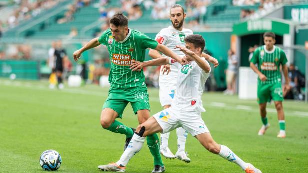 FUSSBALL: 5. RUNDE ADMIRAL BUNDESLIGA: SK RAPID WIEN - WSG TIROL Ante Bajic 2023 im Rapid-Dress gegen WSG Tirol