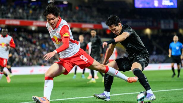 FUSSBALL: ADMIRAL BUNDESLIGA / 11. RUNDE: FK AUSTRIA WIEN - RED BULL SALZBURG Kitano traf zum 1:0