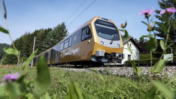 Mariazellerbahn fährt durch NÖ.
