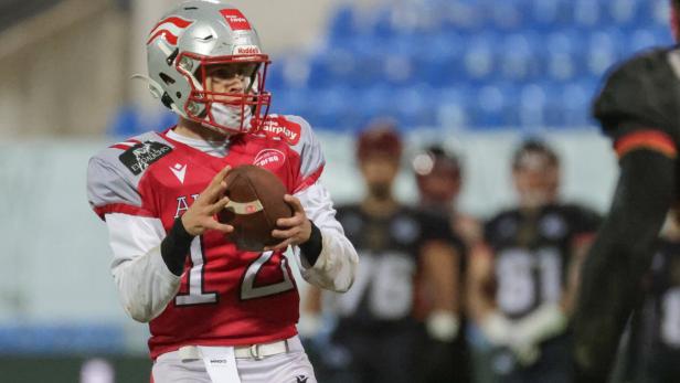Österreichs Quarterback Alexander Reischl