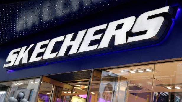 FILE PHOTO: The outside of a Skechers shoe store is seen at Times Square in New York FILE PHOTO: The outside of a Skechers shoe store is seen at Times Square in New York