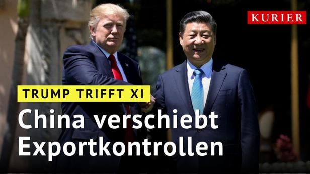 Vor Trump-Xi-Gipfel: China verschiebt Exportkontrollen