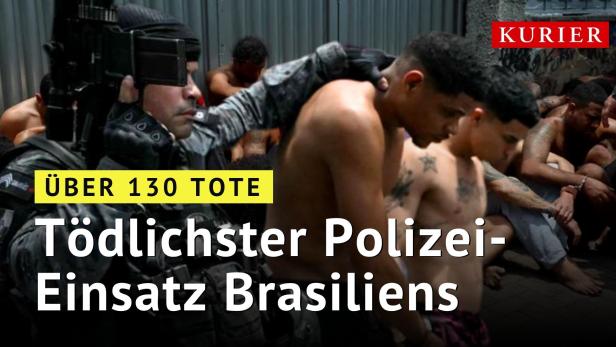 Über 130 Tote bei tödlichstem Polizei-Einsatz Brasiliens