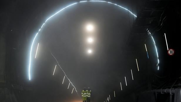 ++ THEMENBILD ++ BESICHTIGUNG DER BAUSTELLE DES BRENNER-BASISTUNNEL (BBT)