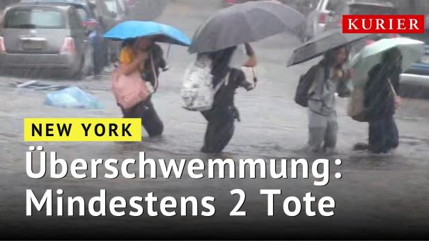 Unwetter in New York: Mindestens 2 Tote