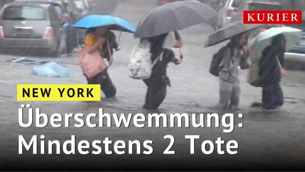 Unwetter in New York: Mindestens 2 Tote