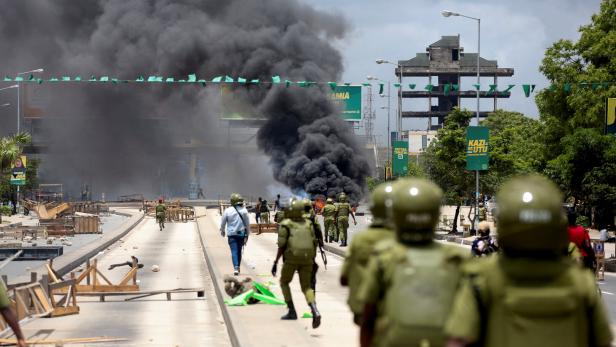New protests in Tanzania's main city after chaotic election New protests in Tanzania's main city after chaotic election