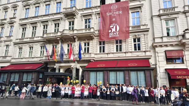 Hotel Sacher Wien feiert The World's 50 Best Hotels 2025