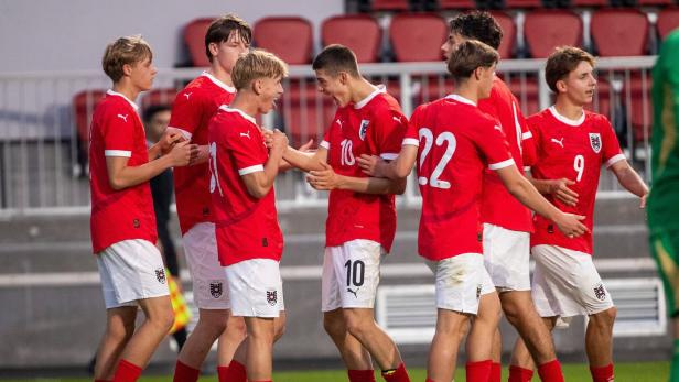 SOCCER - U17, AUT vs ITA, test match